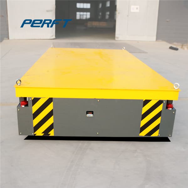 80t industrial transfer trolley with pp guardrail